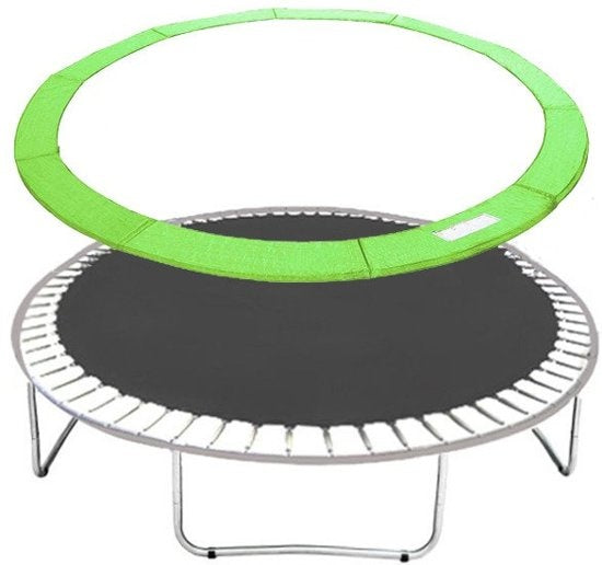 trampoline rand - robuust pvc/pe - groen 366 cm