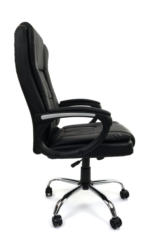 BUREAUSTOEL - Memory Foam - Verstelbaar - Zwart