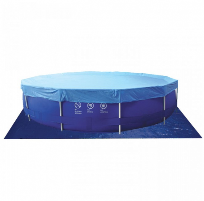 Opzetzwembad - 450 cm Diameter, 90 cm Hoogte, Inclusief Pomp en Accessoires - Sirocco Blauw