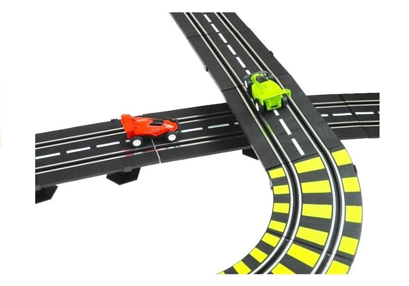 RACEBAAN - 1157cm Lengte - Inclusief 2 Formule 1 Auto's