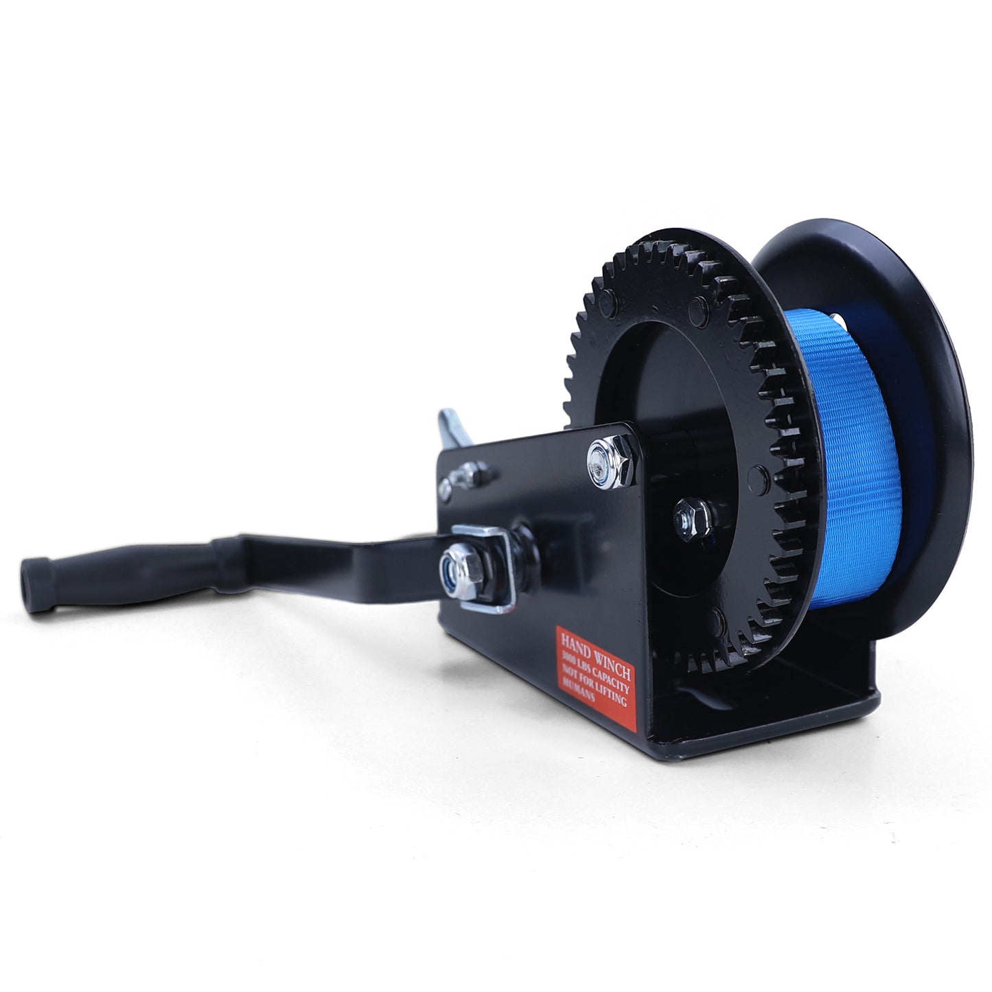 HANDLIER - trekkracht 1500 kg - band 8m - blauw