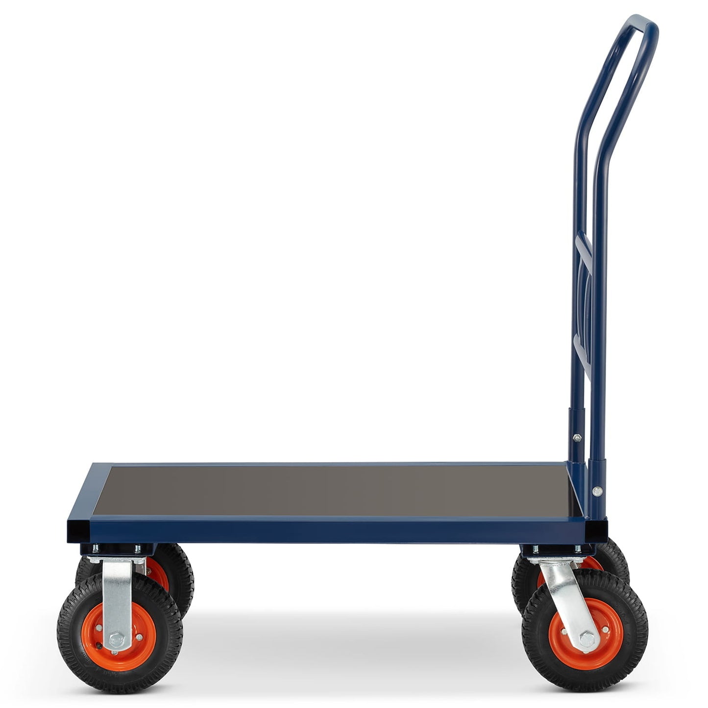 PLATEAUWAGEN - 640 kg Draagvermogen - Blauw/Zwart
