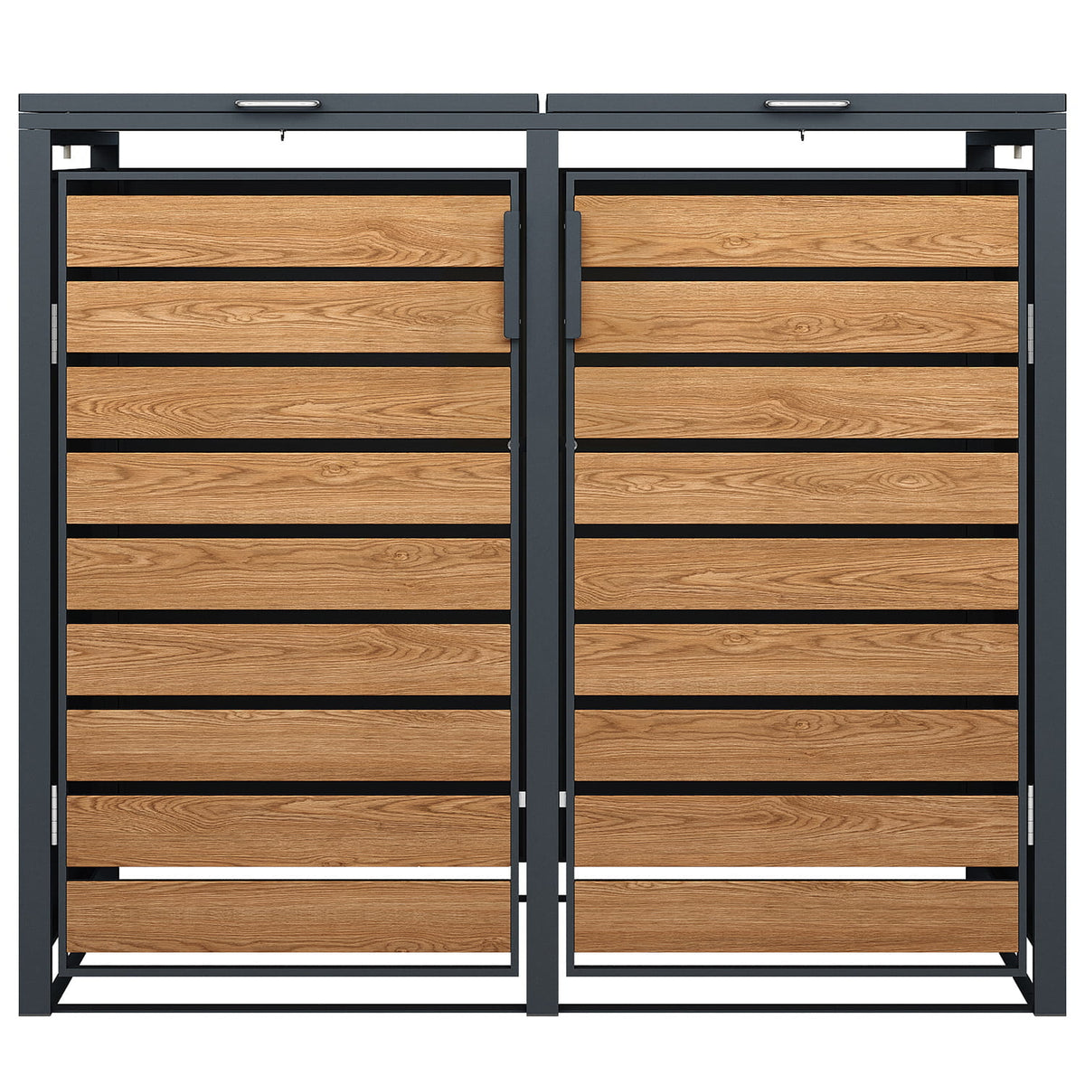 Containerombouw - Weerbestendig en Onderhoudsvrij - Antraciet en Hout