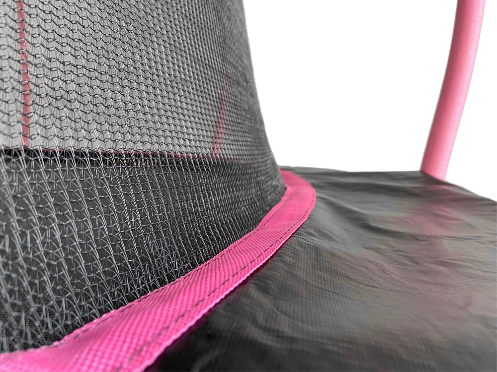 TRAMPOLINE - 244 cm - met veiligheidsnet - max 100 kg - zwart