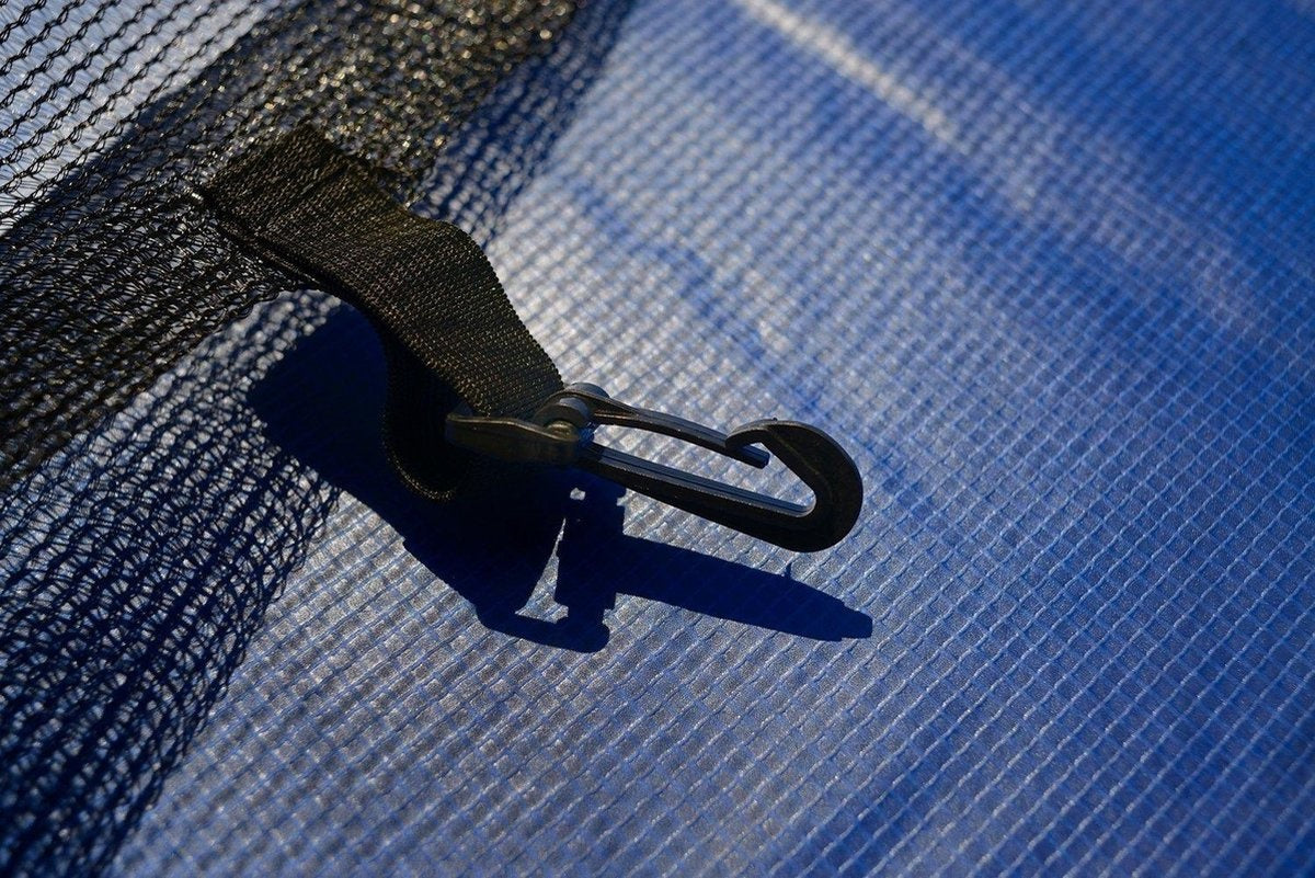 TRAMPOLINE - veiligheidsnet-ladder-100 kg - blauw-305 cm