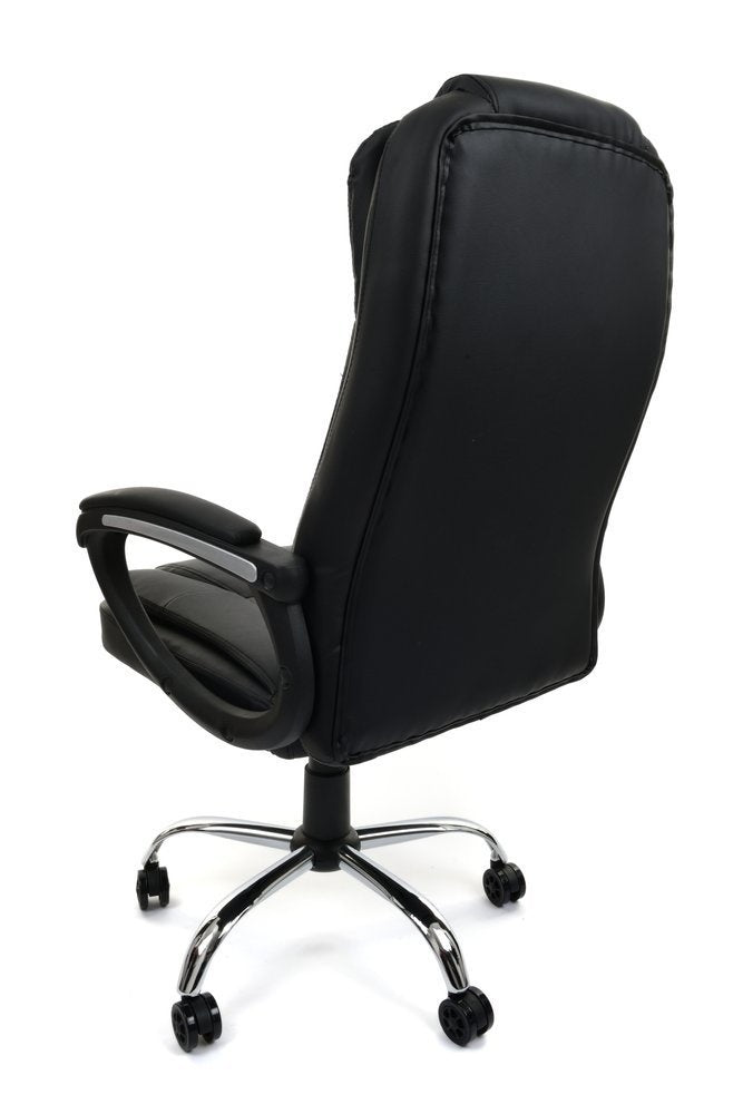 BUREAUSTOEL - Memory Foam - Verstelbaar - Zwart