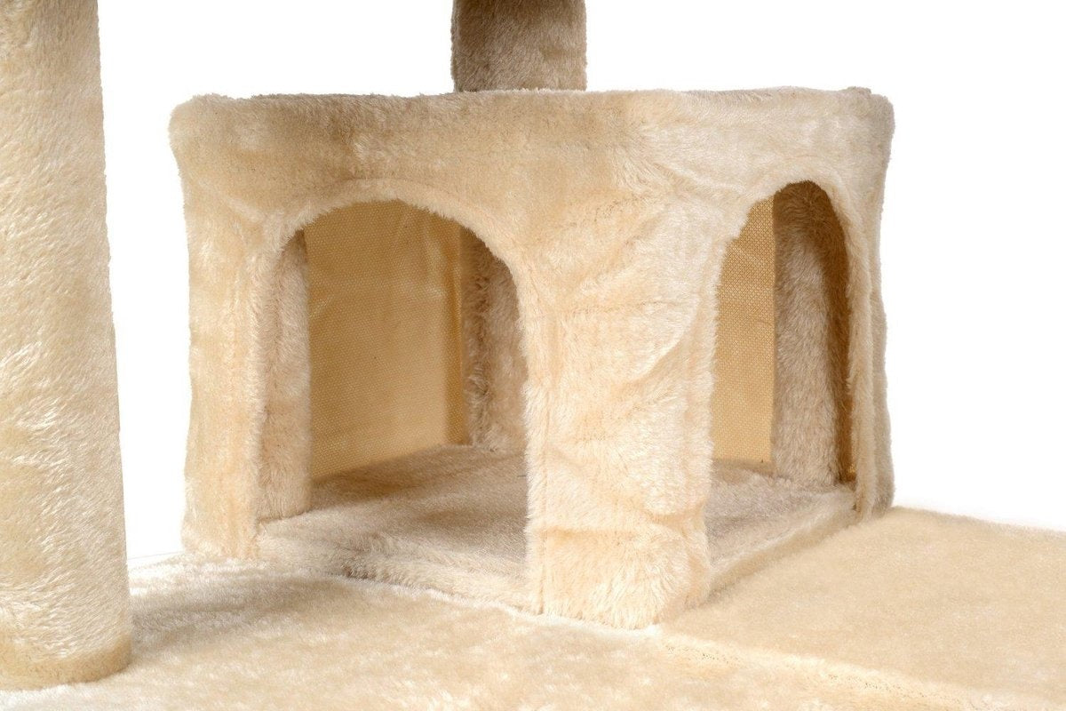 Kattenboom - Stabiel en Veilig - 131x58x50 cm Beige
