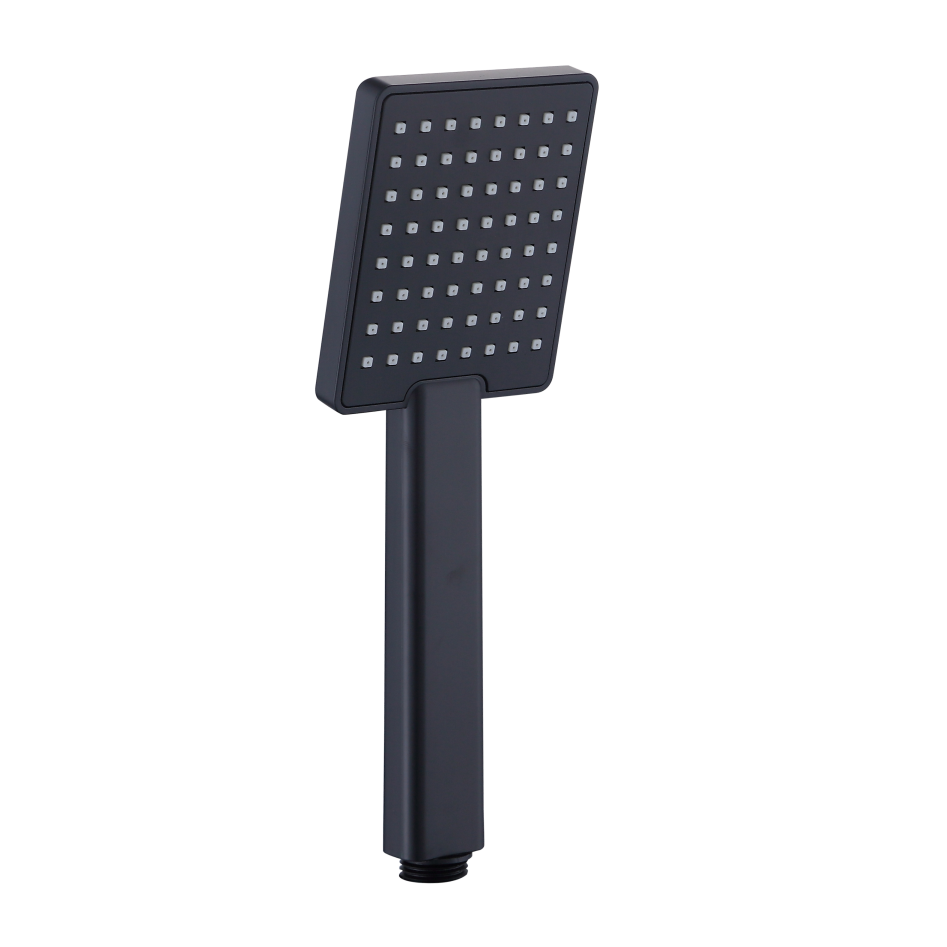 Doucheset - Regendouche 20x20 cm met Anti-Calc - Zwart