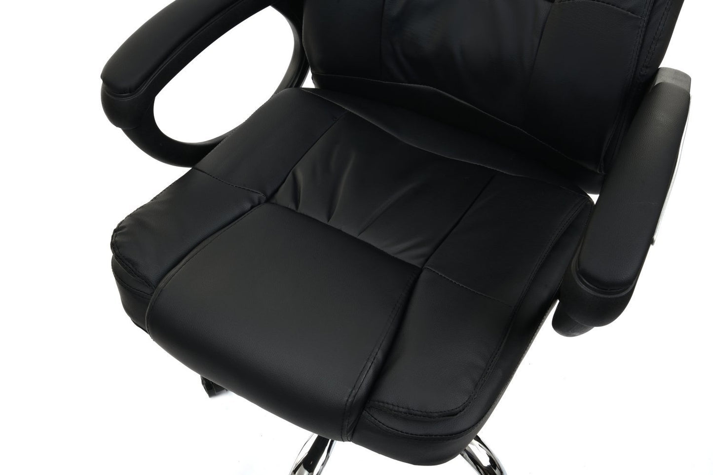 BUREAUSTOEL - Memory Foam - Verstelbaar - Zwart