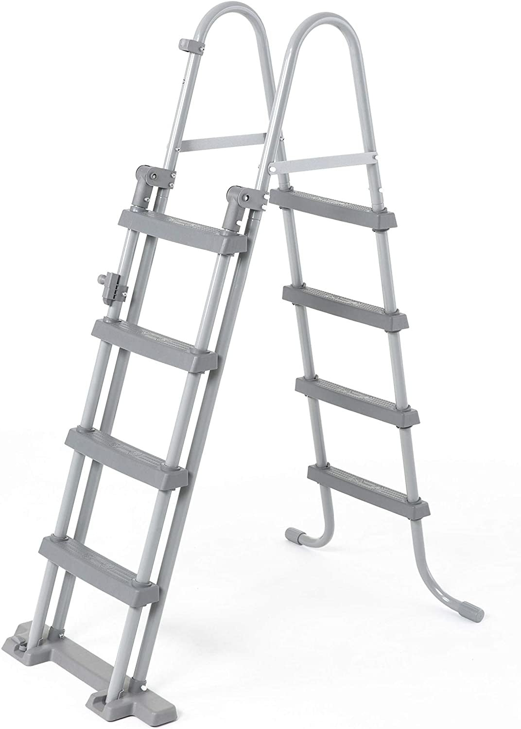 Opzetzwembad - 457x122 cm, 3-laags PVC, 16.015 liter, pomp 3028 l/h - Grijs