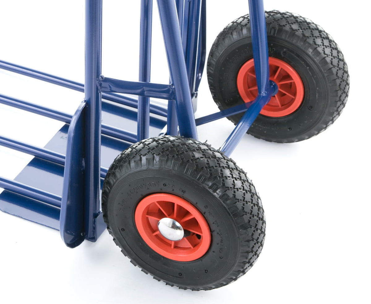 STEEKWAGEN - 280 kg draagvermogen - blauw rood