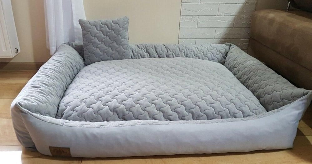 HONDENMAND - waterdicht-wasbaar-antislip - grijs-120x90cm