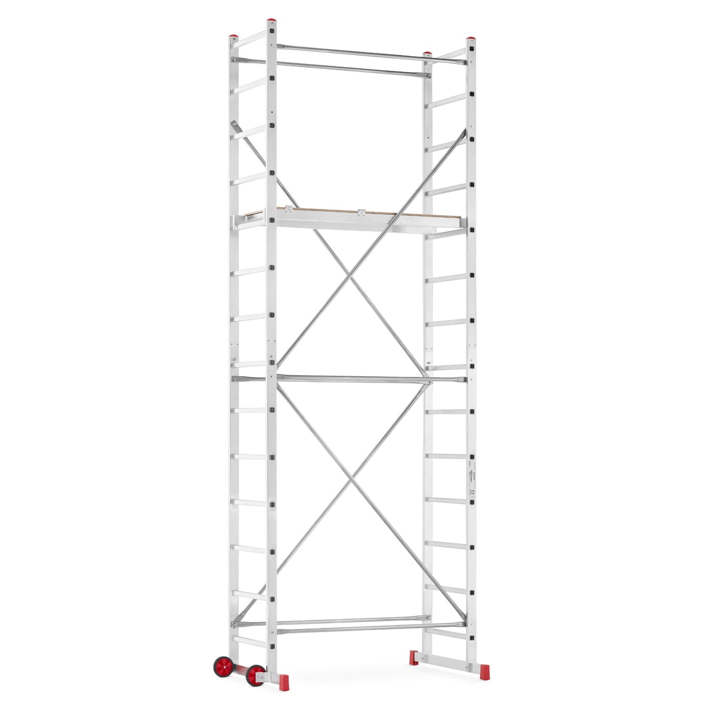 ROLSTEIGER - Aluminium - Antislip Platform - 5m Werkhoogte - Grijs