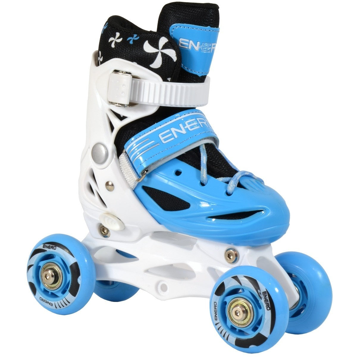 INLINE SKATES - 4-in-1 Verstelbaar - Blauw/Wit - Maat 26-29