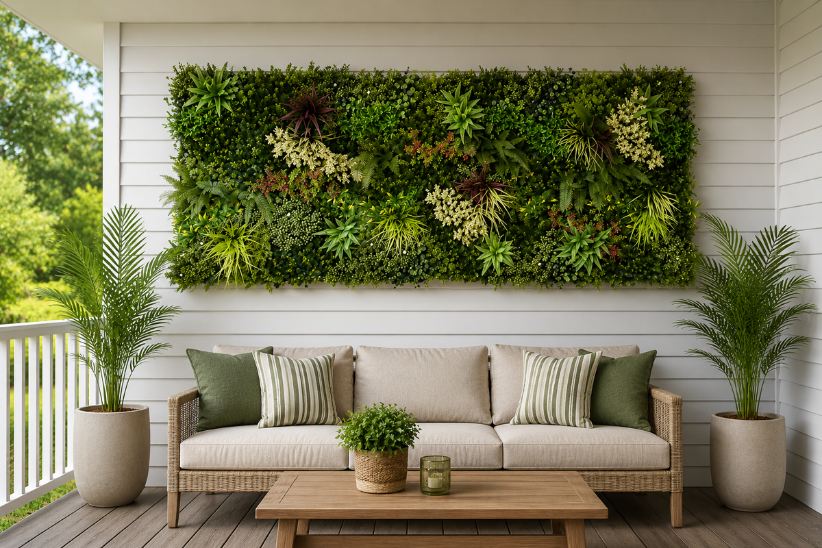 Kunsthaag Ruby – Tropical Garden – 100 × 100 cm