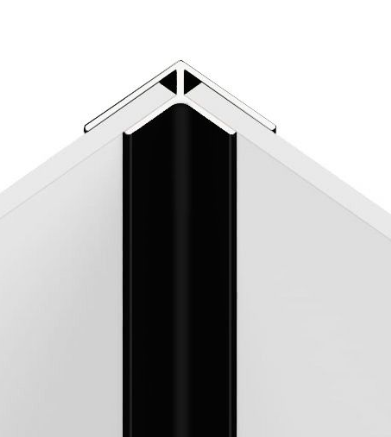Aluminium Binnenhoekprofiel 8 mm – 280 cm – Voor Wandpanelen