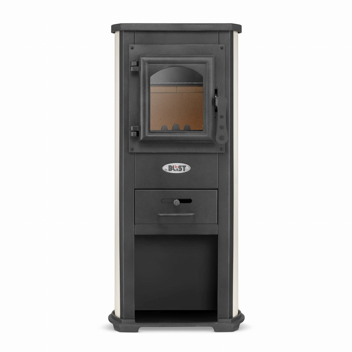 Houtkachel - 8.5kW Max Vermogen - Beige