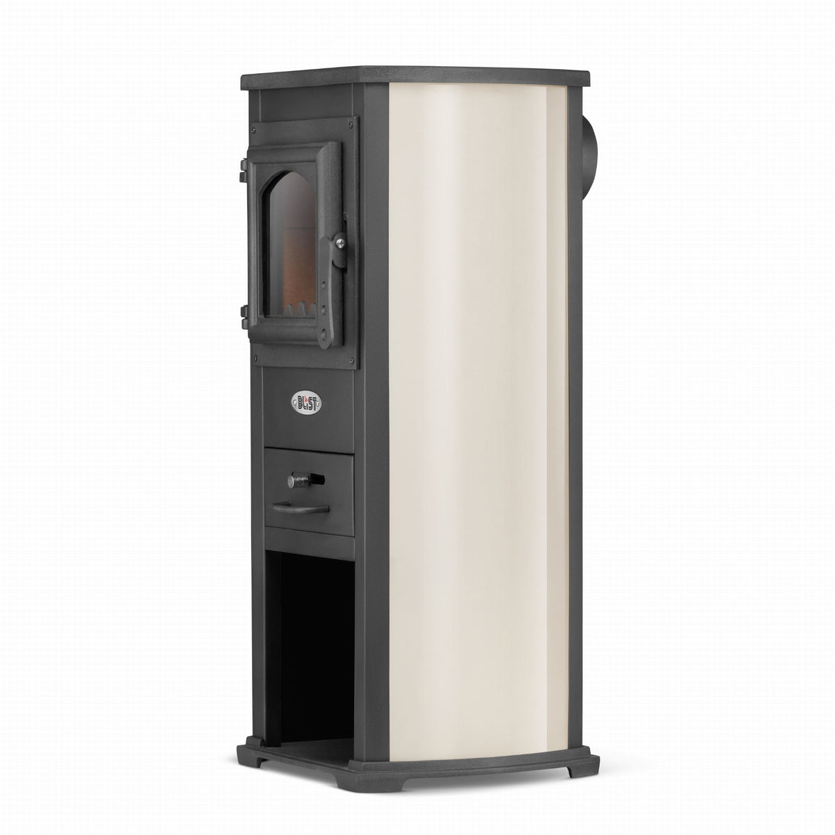Houtkachel - 8.5kW Max Vermogen - Beige