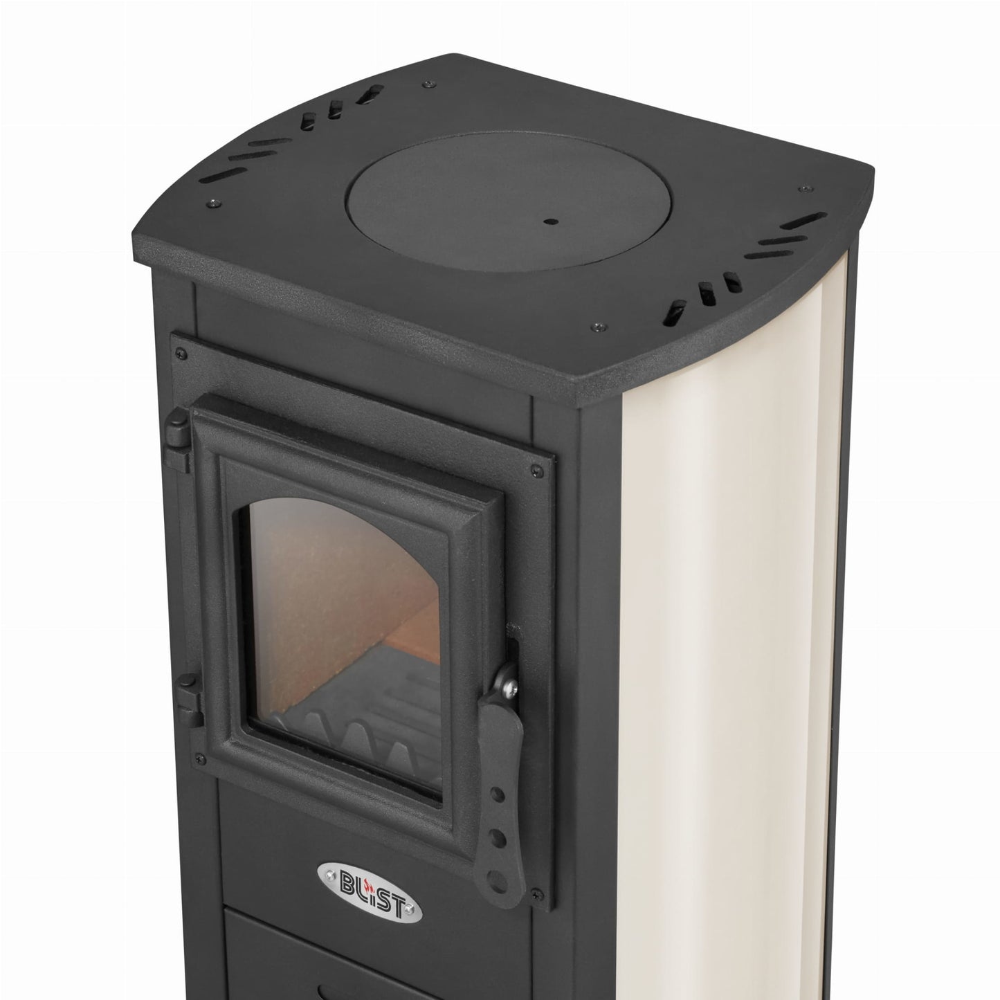 Houtkachel - 8.5kW Max Vermogen - Beige