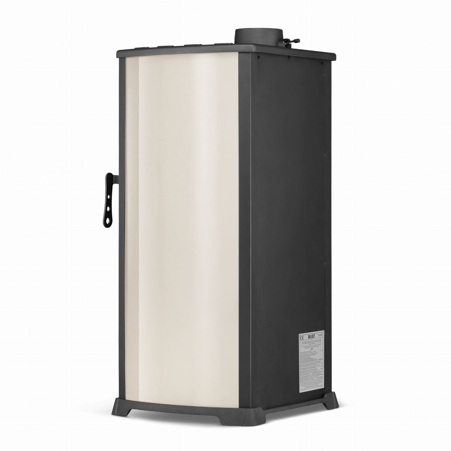 houtkachel - gietijzer - 12kW - zwart