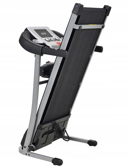 Loopband - 2 pk Motor - 12 km/u - 40 cm Antislip - LCD - Opvouwbaar - Zwart
