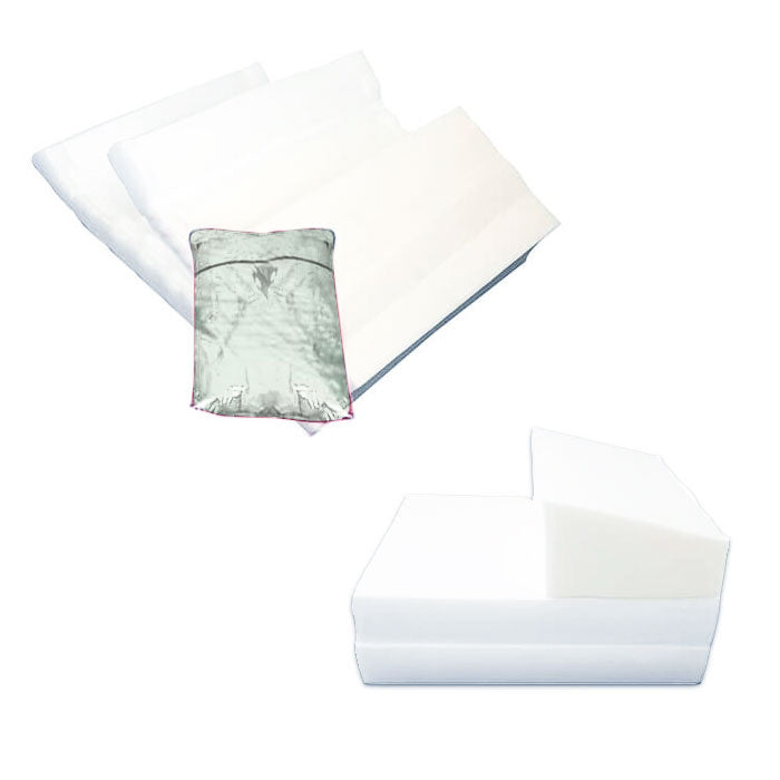 Opvouwbaar matras - luxe foam vulling - groen/wit - 200x90x15 cm