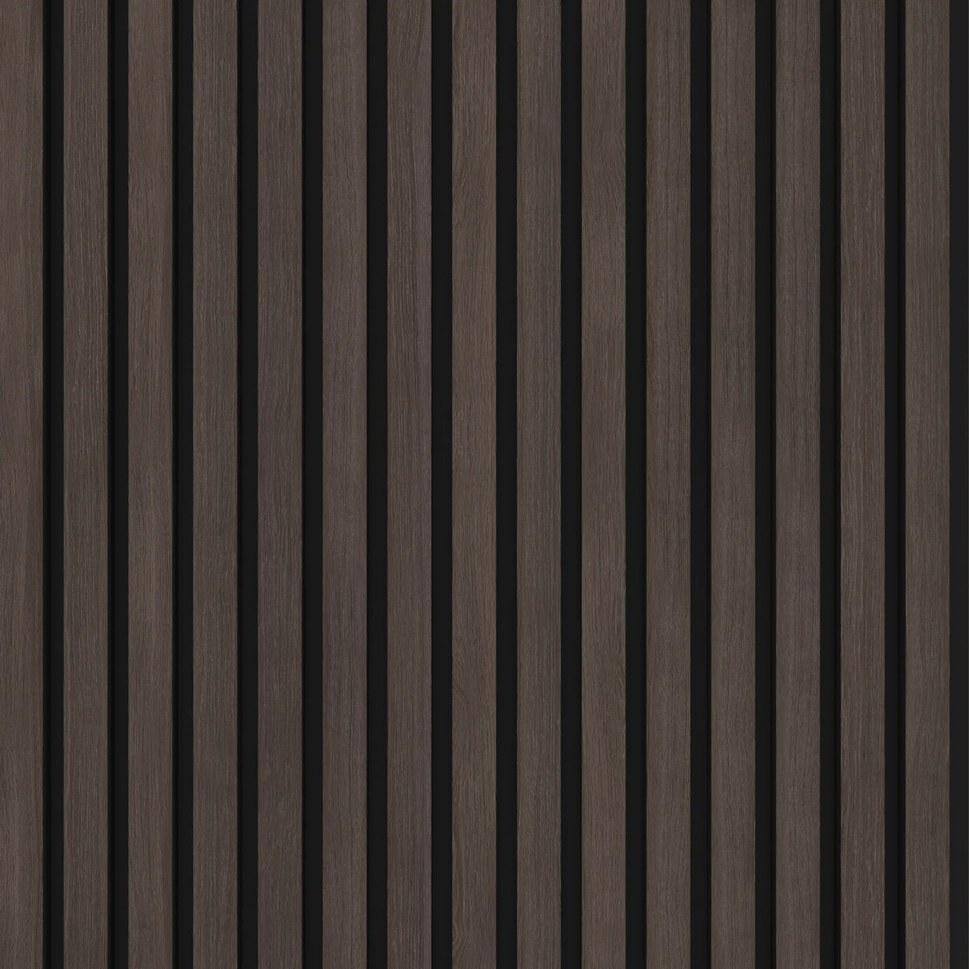 Akoestisch wandpaneel - donker eiken - 280x60 cm