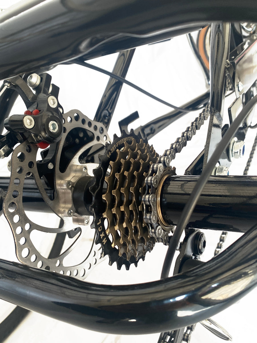 Driewieler fiets - 7 versnellingen - zwart