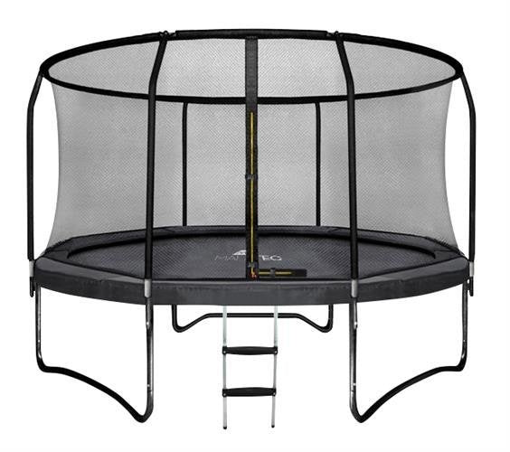 Trampoline - Veiligheidsnet en Ladder - Zwart - 244 cm