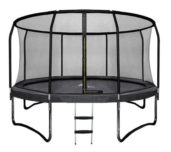 TRAMPOLINE - Veiligheidsnet-Ladder-Max 150kg - Zwart-305cm
