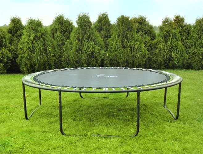 TRAMPOLINE - Veiligheidsnet-Ladder-Max 150kg - Zwart-305cm