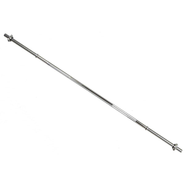 Halterstang - gehard chroomstaal - 180 cm