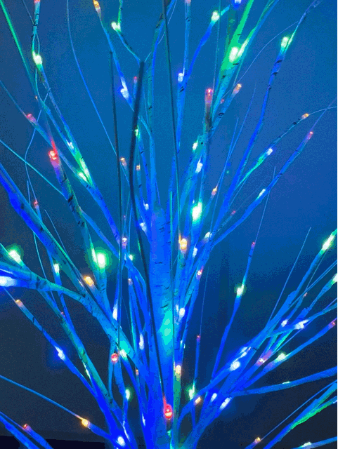 KUNSTBOOM - 180 cm - LED Verlichting - 8 Lichtstanden - Koud Wit