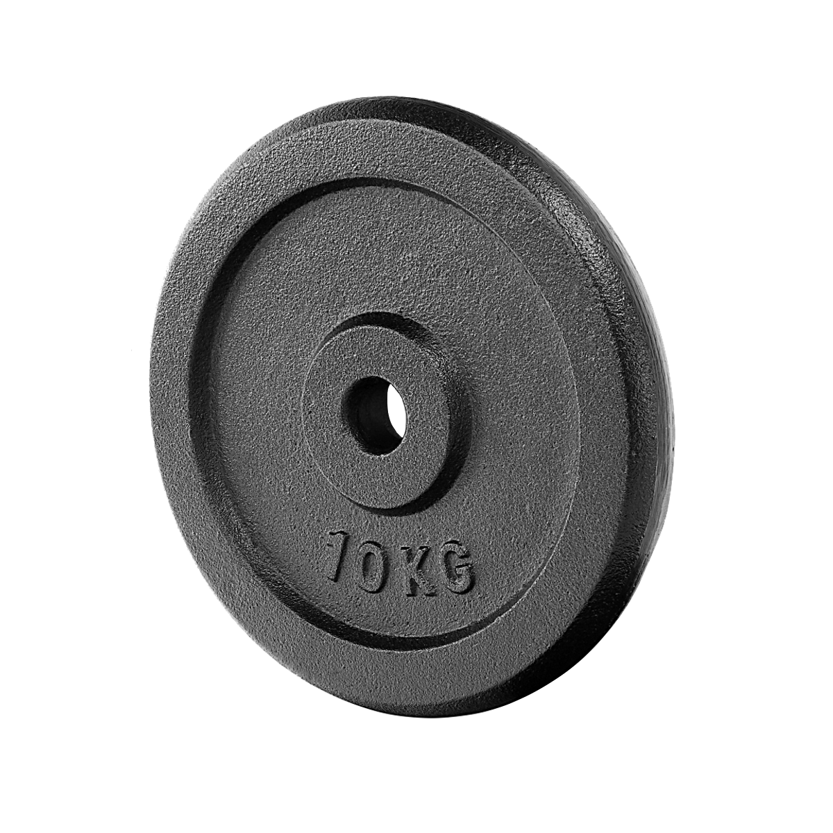 Halterschijf - 20kg Gietijzer 26mm - Zwart