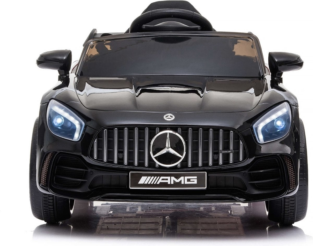 KINDERAUTO - Mercedes GTR AMG - 12V Accu - LED-verlichting - Zwart