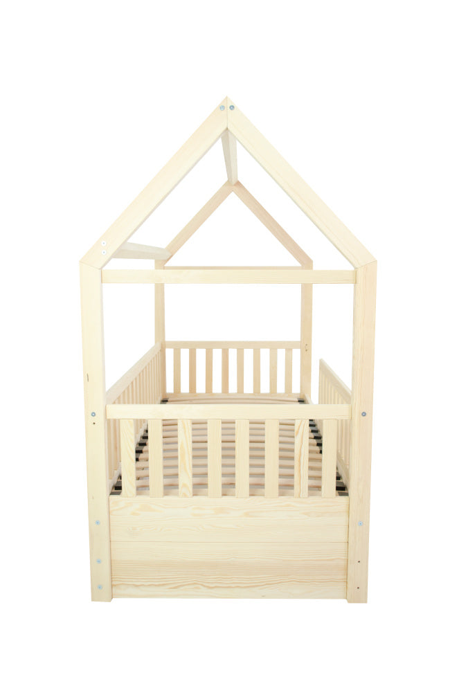 HUISBED - houten met lade - 80x160 cm