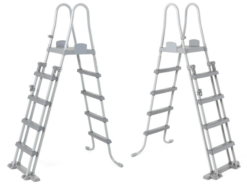 Opzetzwembad - 671 cm Diameter, 132 cm Hoogte, 9463 l/h Pomp - Steen-look