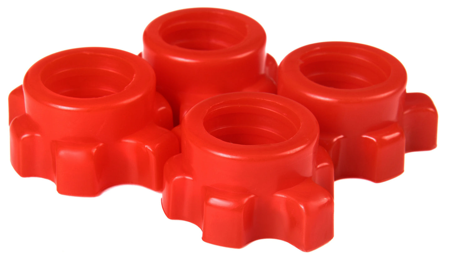 Halterset - 50kg Verstelbaar - Zwart/Rood