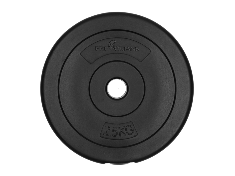 Halterschijf set - 20 kg totaalgewicht - Zwart