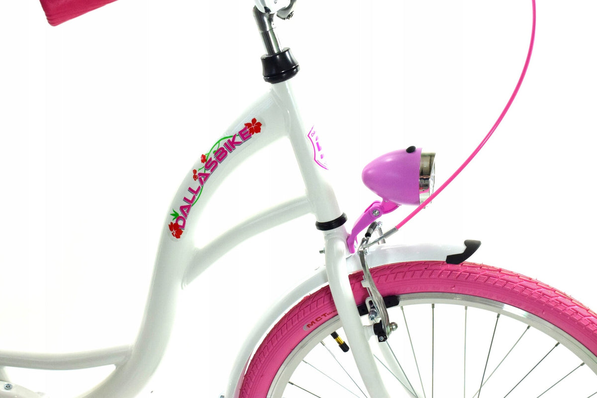 Meisjesfiets - stalen frame 13 inch - 24 inch