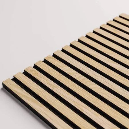 Akoestische wandpaneel - licht eiken - 280x60 cm