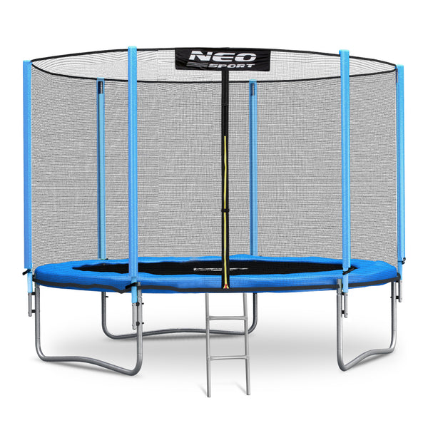 TRAMPOLINE - 244 cm met veiligheidsnet & ladder - Blauw