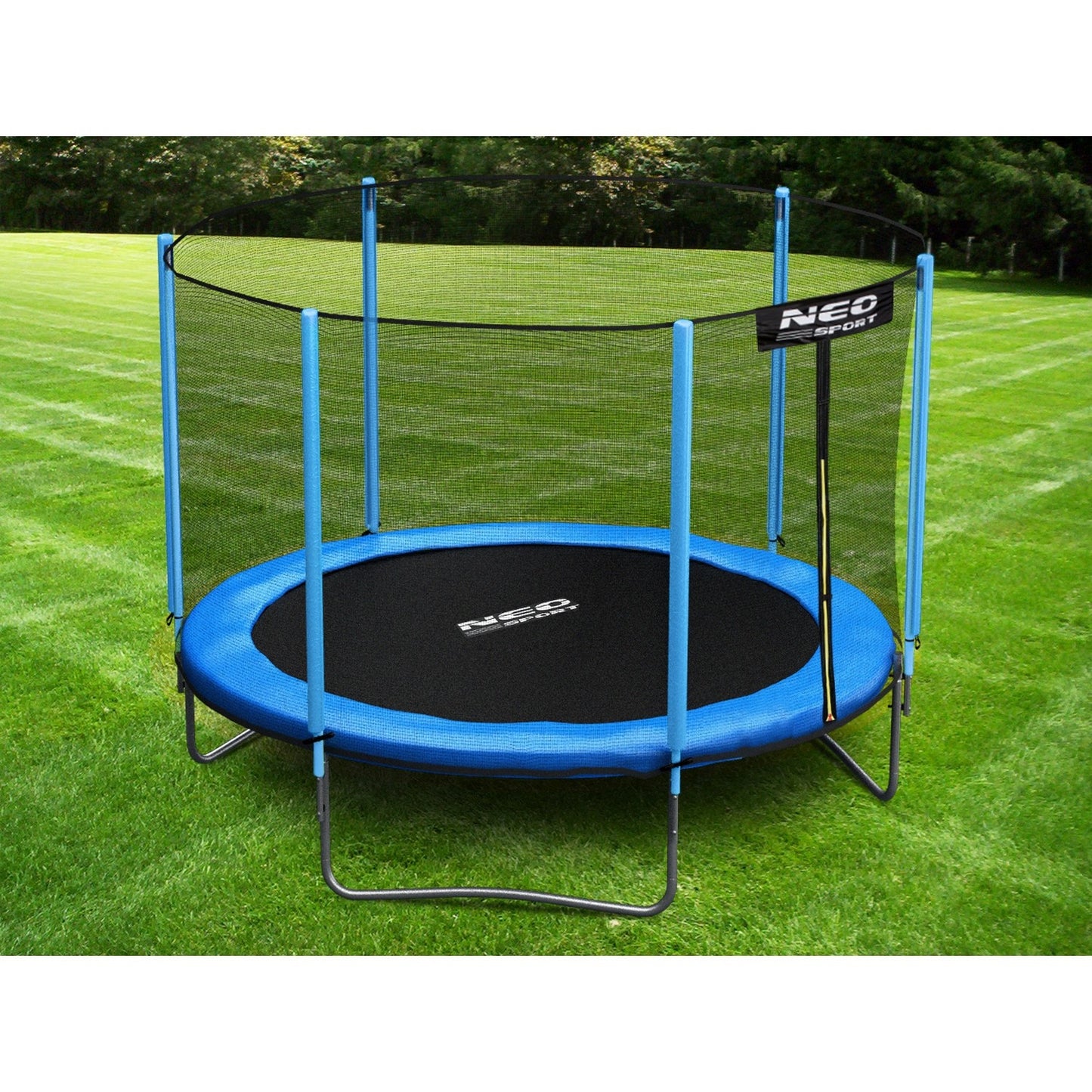 TRAMPOLINE - 244 cm met veiligheidsnet & ladder - Blauw