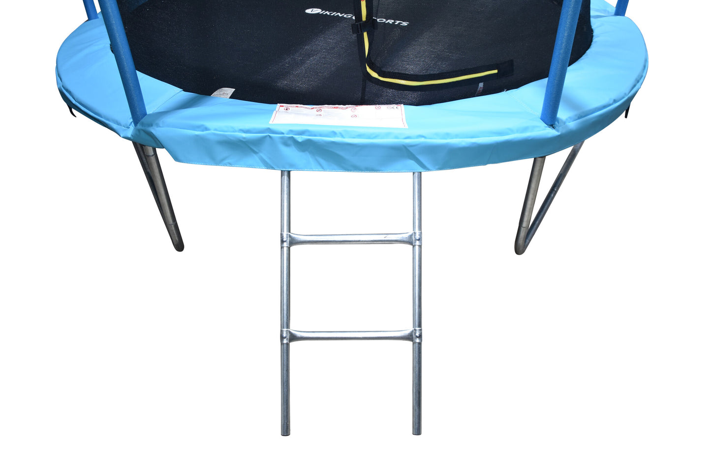Trampoline - veiligheidsnet & ladder - 244 cm blauw