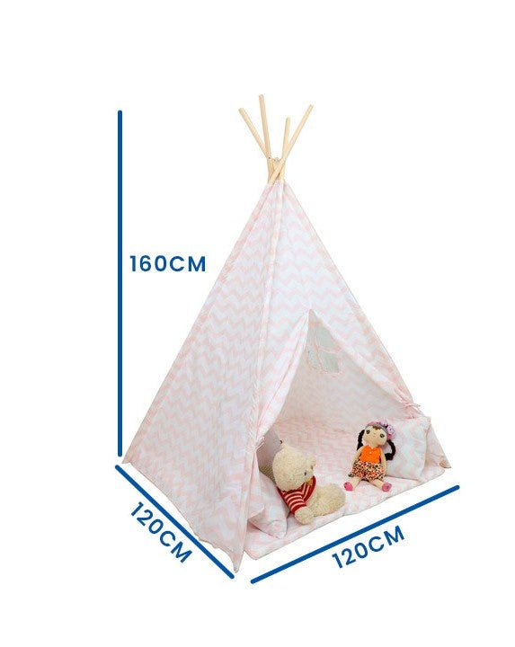 TIPITENT - Katoen 175g/m2 - Roze 120x120x160 cm