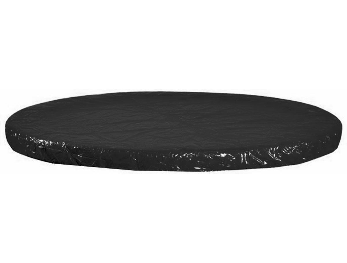 trampoline afdekhoes - waterafvoer uv-bestendig pvc - zwart 305 cm