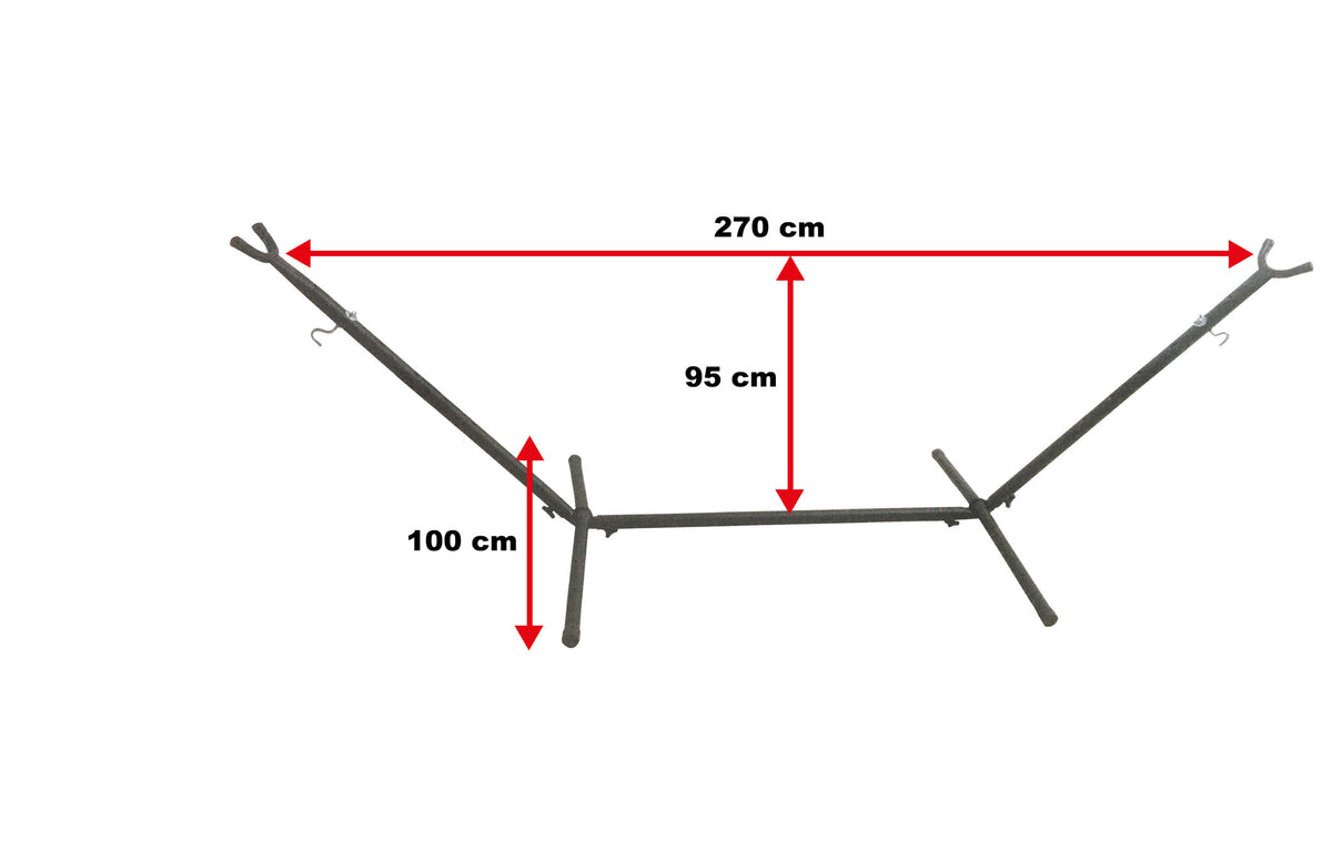 HANGMAT STANDAARD - Ijzer - 270x100x95 cm