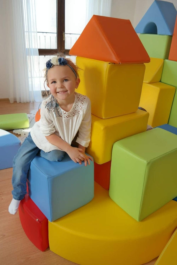 Foam Blokken Set - Veilig & Zacht, Hoge Elasticiteit - 11 Stuks