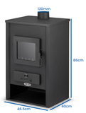 Kachel - 22kW Watermantel - Vrijstaand