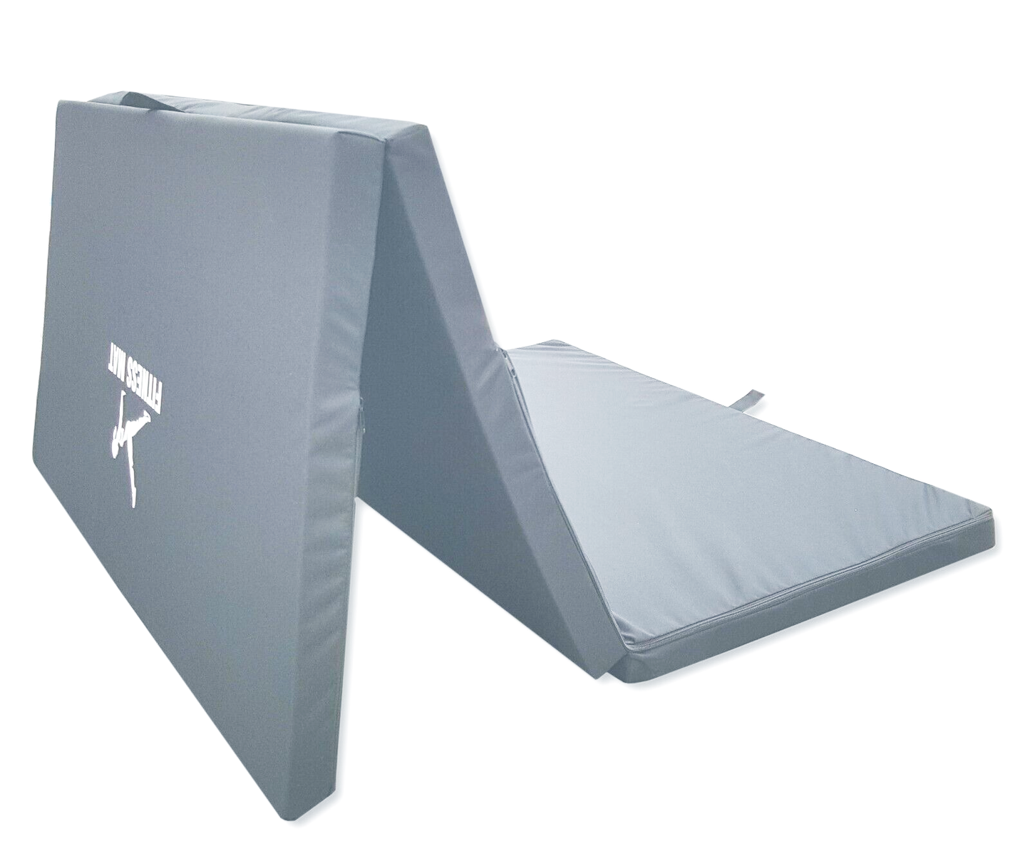 fitness matras - extra dik 5 cm - 120x200 cm grijs